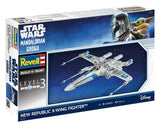 Revell Star Wars The Mandalorian and Grogu Revell Modellbausatz 1/57 New Republic X-Wing Fighter 22 cm