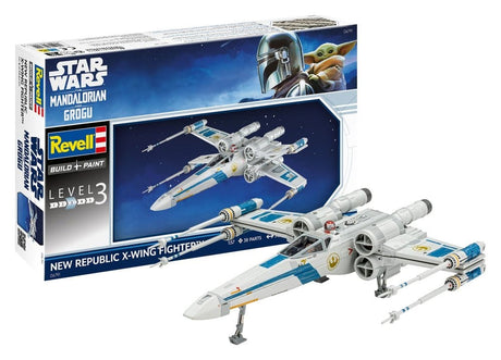 Revell Star Wars The Mandalorian and Grogu Revell Modellbausatz 1/57 New Republic X-Wing Fighter 22 cm