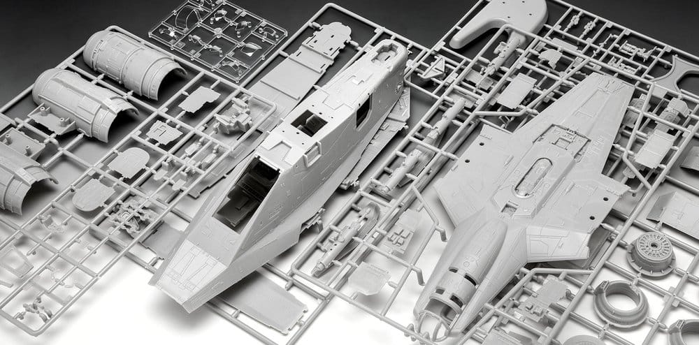 Revell Star Wars The Mandalorian and Grogu Revell Modellbausatz 1/72 Razor Crest 34 cm