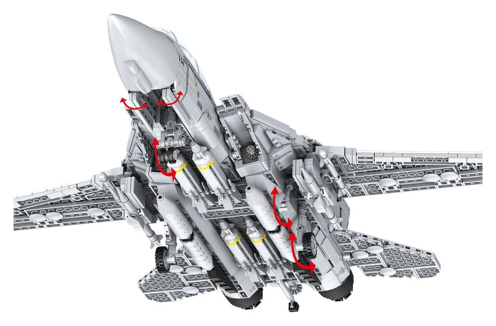 Revell Top Gun Maverick's F-14A Tomcat Brick System Klemmbaustein Set