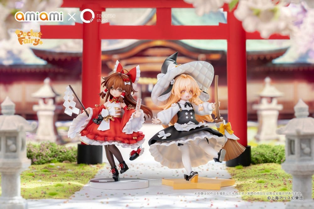 Reverse Studio Touhou Project Reverse Palm Spirit Reimu Hakurei & Marisa Kirisame 2er-Pack Figuren