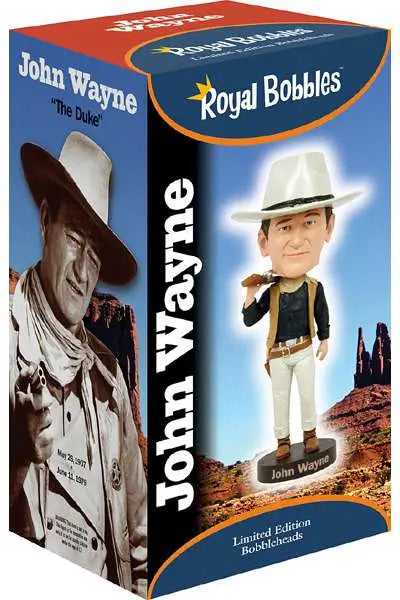 Royal Bobbles John Wayne Cowboy Bobble Head / Wackelkopf-Figur
