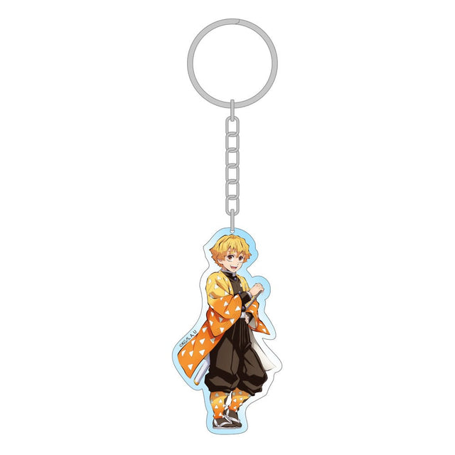 Sakami Merchandise Demon Slayer Kimetsu No Yaiba Zenitsu Holographic Acryl Schlüsselanhänger