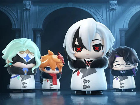 Sakami Merchandise Genshin Impact Fatui Harbingers Chibi Design Blind Box Display Minifiguren (9)