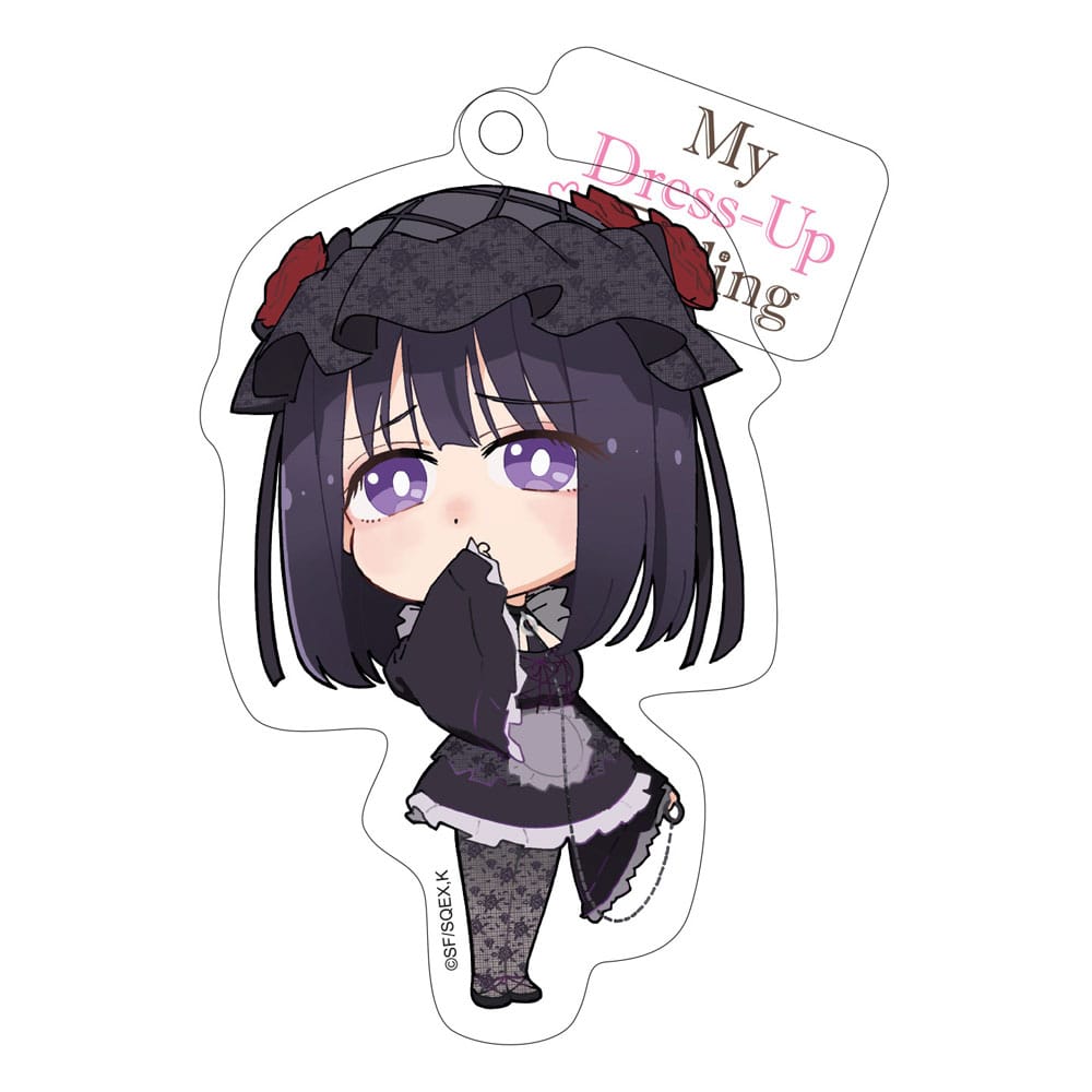 Sakami Merchandise My Dress-Up Darling Marin Shizuku Cosplay Chibi Style Acryl Schlüsselanhänger