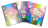 Sakami Merchandise Sanrio Hello Kitty & Friends Cupcake French-suited Holographic Deck Spielkarten