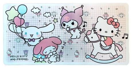 Sakami Merchandise Sanrio Hello Kitty & Friends Pink Black Party Series Infant Style XXL Mousepad