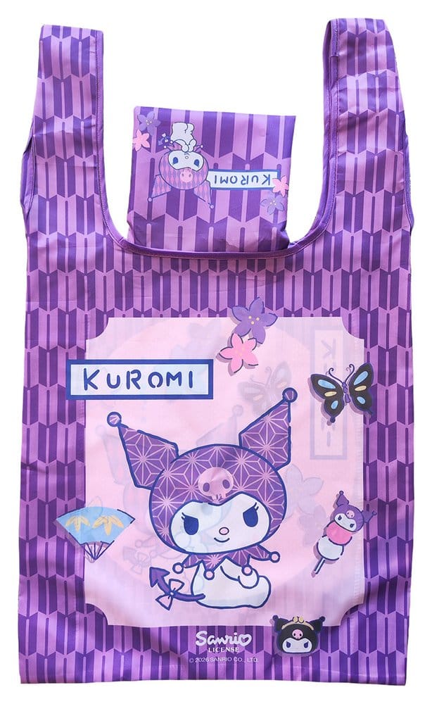 Sakami Merchandise Sanrio Kuromi Japanese Foldable Tragetasche