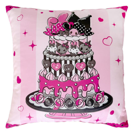 Sakami Merchandise Sanrio Pink Black Party Series Kuromi & My Melody Kissen