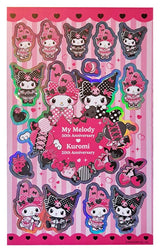 Sakami Merchandise Sanrio Pink Black Party Series Kuromi & My Melody Sticker Pack