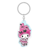 Sakami Merchandise Sanrio Pink Black Party Series My Melody Acryl Schlüsselanhänger