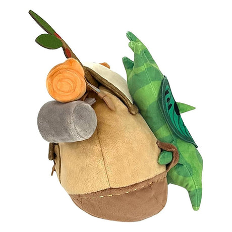 Sanei The Legend of Zelda Tears of the Kingdom ZP04 Korok with Backpack Brown Plüschfigur