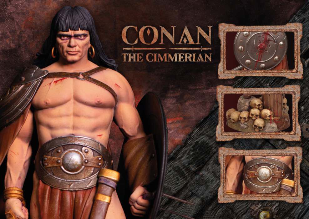 SD Toys Conan the Cimmerian Sanjulian PVC Statue