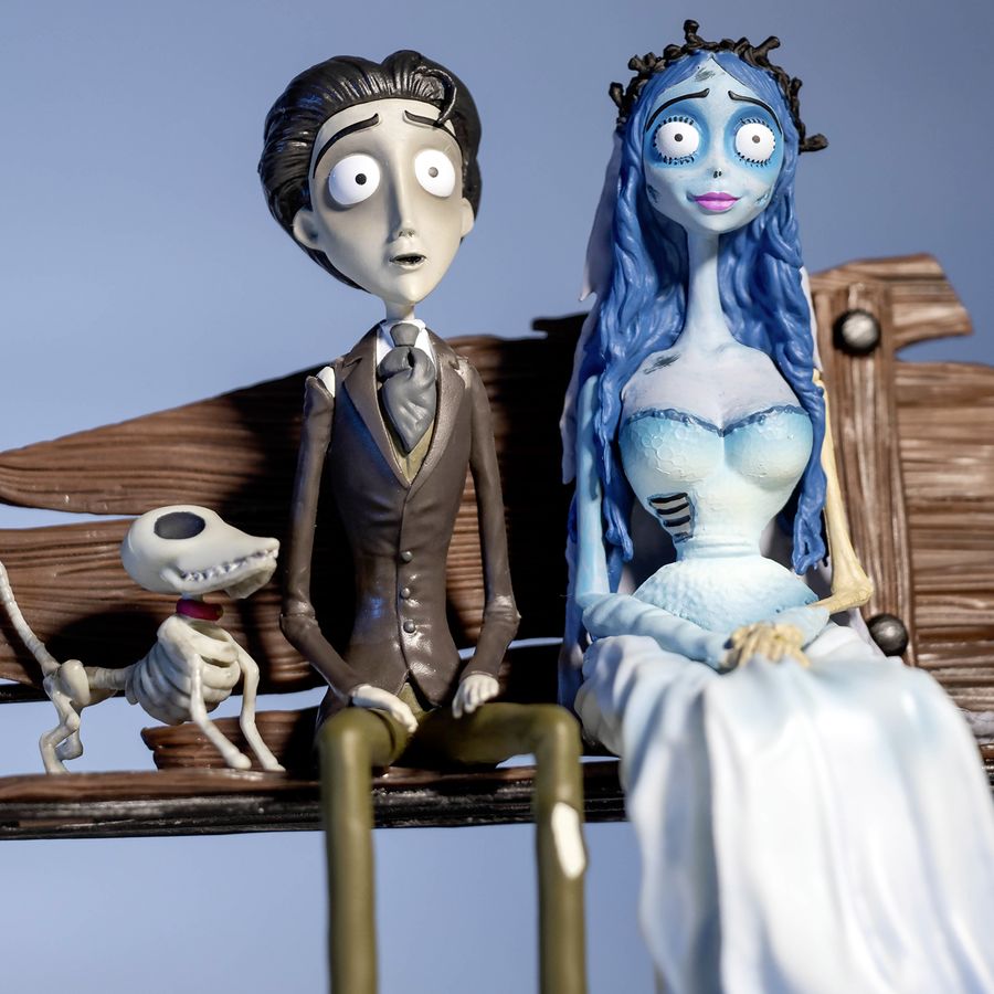 SD Toys Corpse Bride Victor & Emily Figuren Set Tim Burton’s Statue