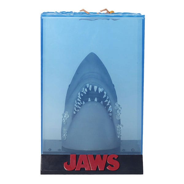 SD Toys Jaws 3D Poster 50th Anniversary LED Statue