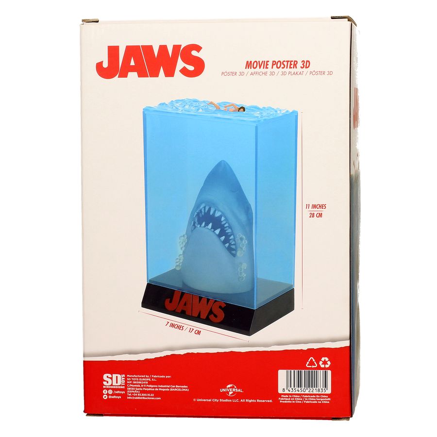 SD Toys Jaws - Der weiße Hai 3D Poster Statue