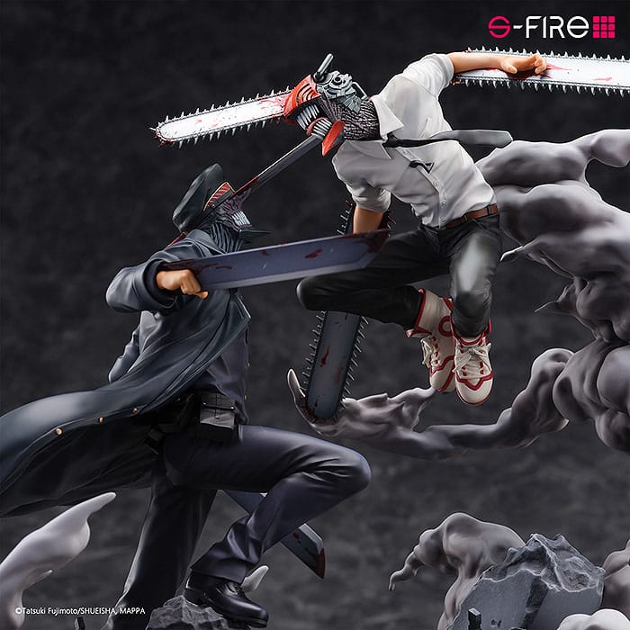 Sega Chainsaw Man vs. Samurai Sword Super Situation Figure Statue
