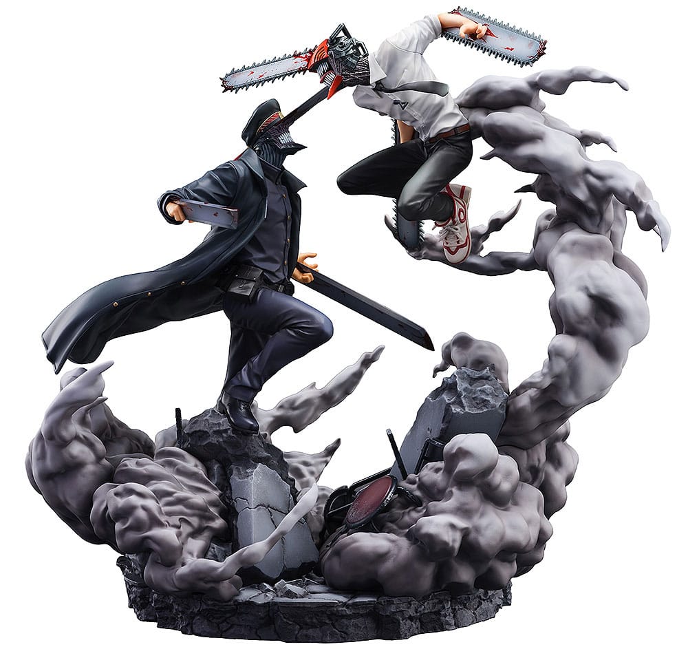 Sega Chainsaw Man vs. Samurai Sword Super Situation Figure Statue