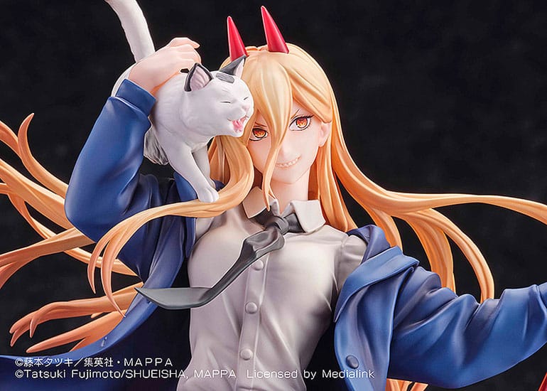 Sega Goods Chainsaw Man - Power & Meowy 28 cm 1/7 Statue