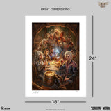 Sideshow Collectibles Baldur’s Gate III The Elfsong Tavern Kunstdruck