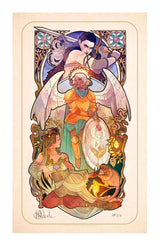 Sideshow Collectibles Critical Role Ashley Johnson 10th Anniversary Nouveau Illustrations Kunstdruck