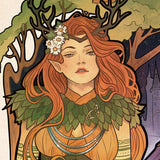 Sideshow Collectibles Critical Role Marisha Ray 10th Anniversary Art Nouveau Illustrations Kunstdruck