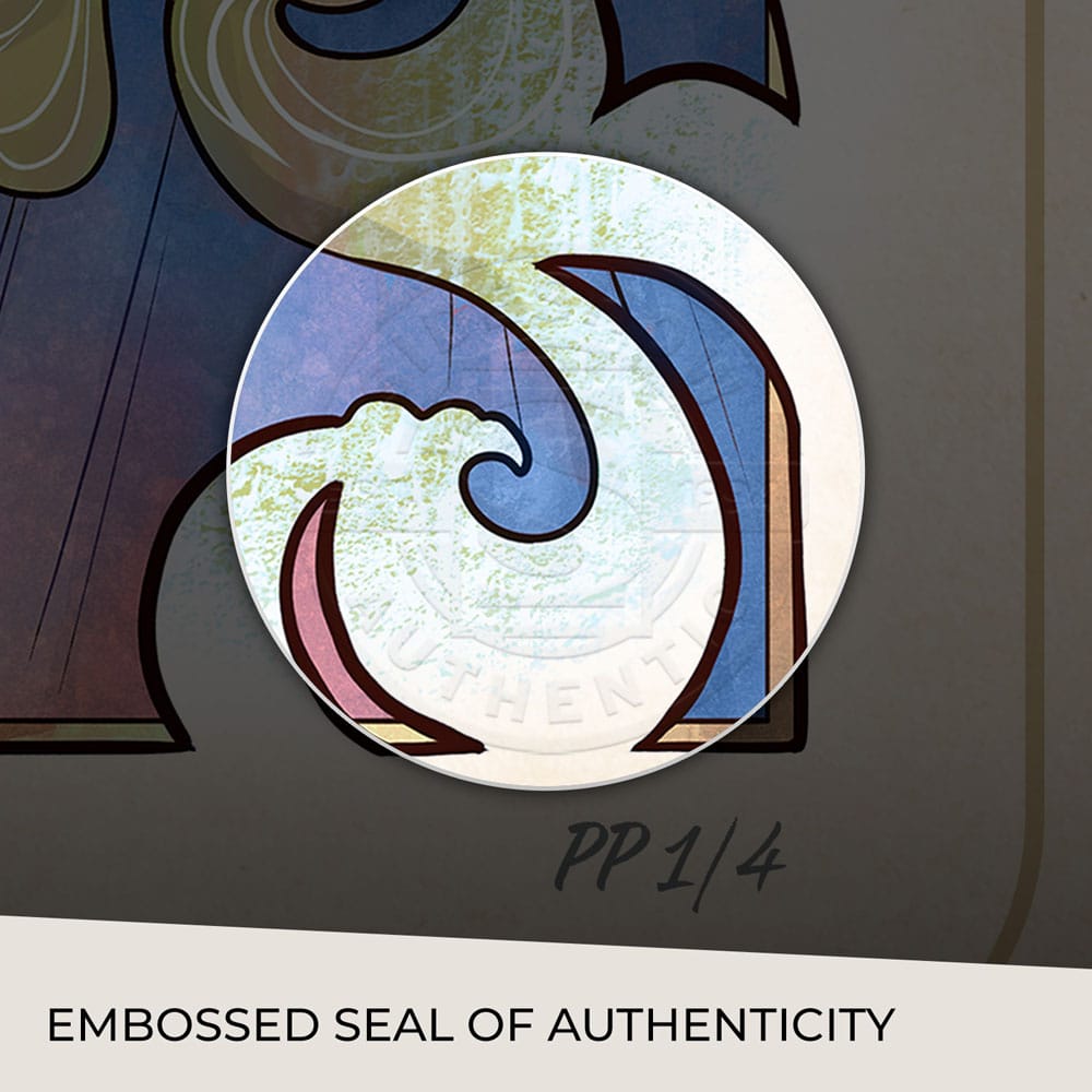 Sideshow Collectibles Critical Role Matthew Mercer 10th Anniversary Art Nouveau ungerahmt Kunstdruck