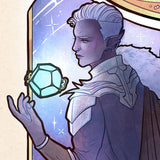 Sideshow Collectibles Critical Role Matthew Mercer 10th Anniversary Art Nouveau ungerahmt Kunstdruck