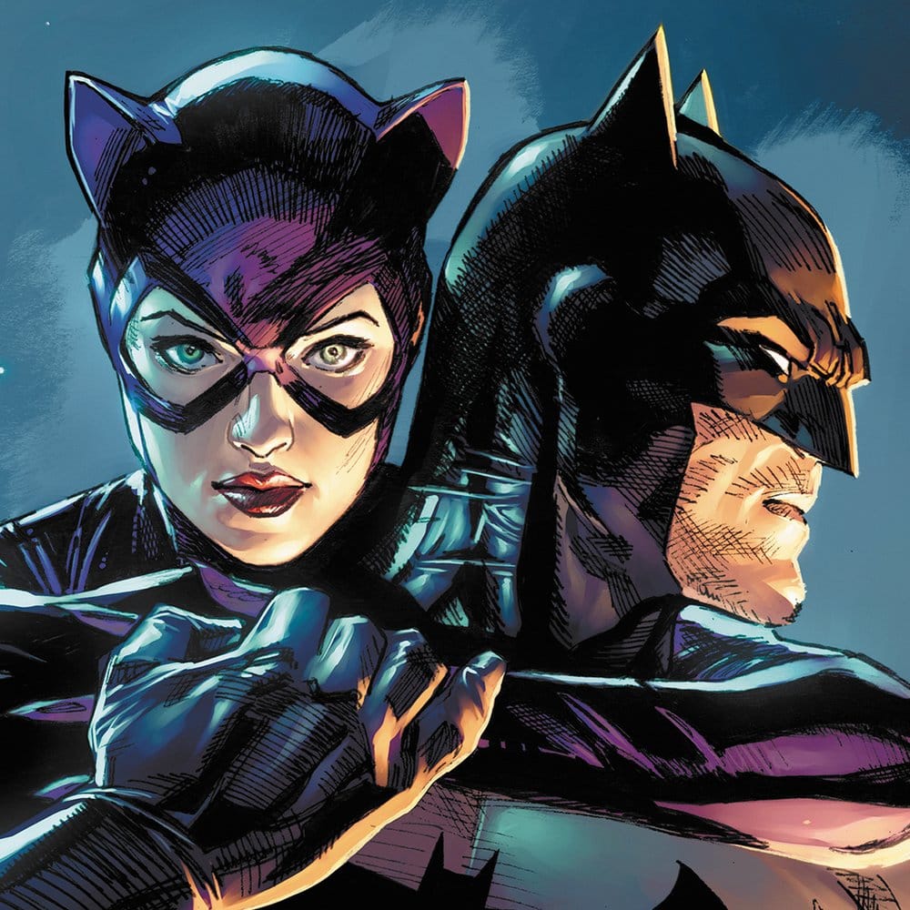 Sideshow Collectibles DC Comics Batman & Catwoman - Ungerahmt Kunstdruck