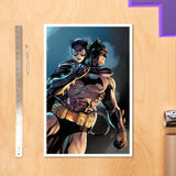 Sideshow Collectibles DC Comics Batman & Catwoman - Ungerahmt Kunstdruck