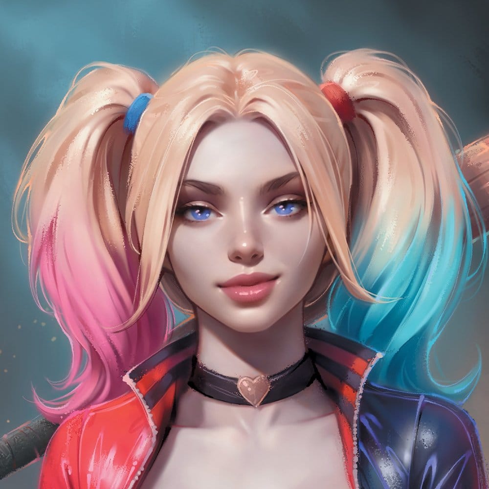Sideshow Collectibles DC Comics Harley Quinn - ungerahmt Kunstdruck