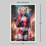 Sideshow Collectibles DC Comics Harley Quinn - ungerahmt Kunstdruck