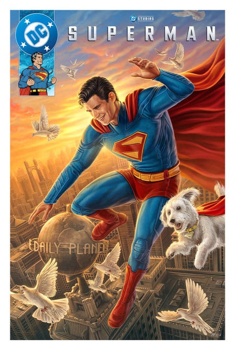 Sideshow Collectibles DC Comics Superman: A Symbol Of Hope Superman Ungerahmt Kunstdruck