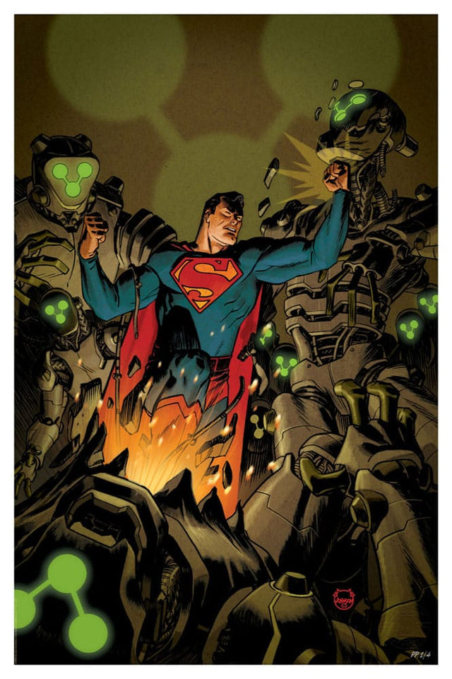 Sideshow Collectibles DC Comics Superman Space Age Kunstdruck