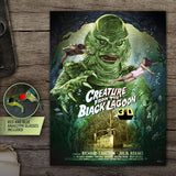 Sideshow Collectibles Der Schrecken vom Amazonas Creature from the Black Lagoon Kunstdruck
