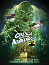 Sideshow Collectibles Der Schrecken vom Amazonas Creature from the Black Lagoon Kunstdruck
