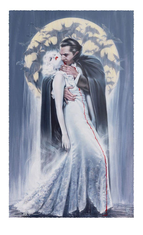 Sideshow Collectibles Dracula The Kiss By Olivia De Berardinis Kunstdruck