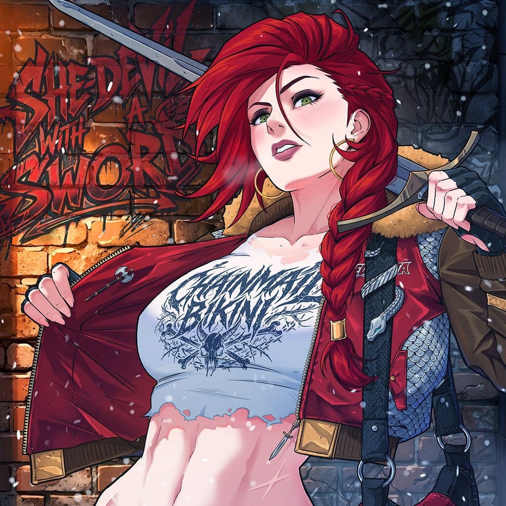 Sideshow Collectibles Dynamite Entertainment Red Sonja Kunstdruck ungerahmt