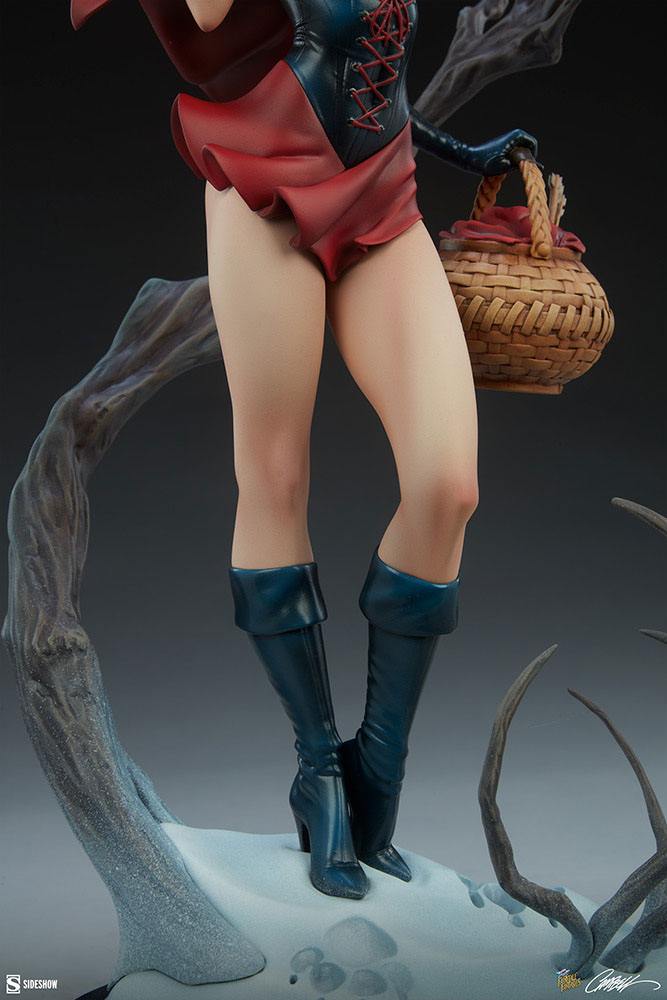 Sideshow Collectibles Fairytale Fantasies Collection Red Riding Hood Statue