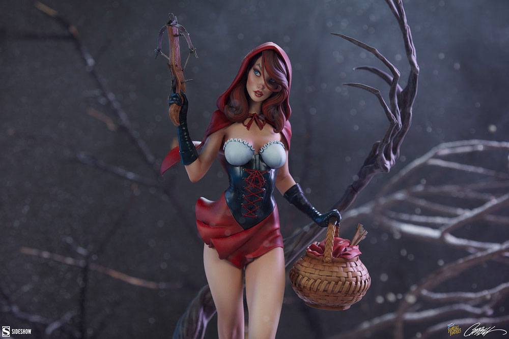 Sideshow Collectibles Fairytale Fantasies Collection Red Riding Hood Statue