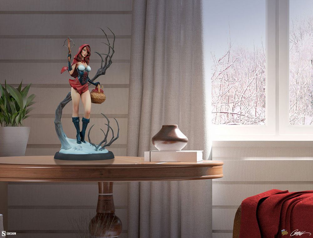 Sideshow Collectibles Fairytale Fantasies Collection Red Riding Hood Statue