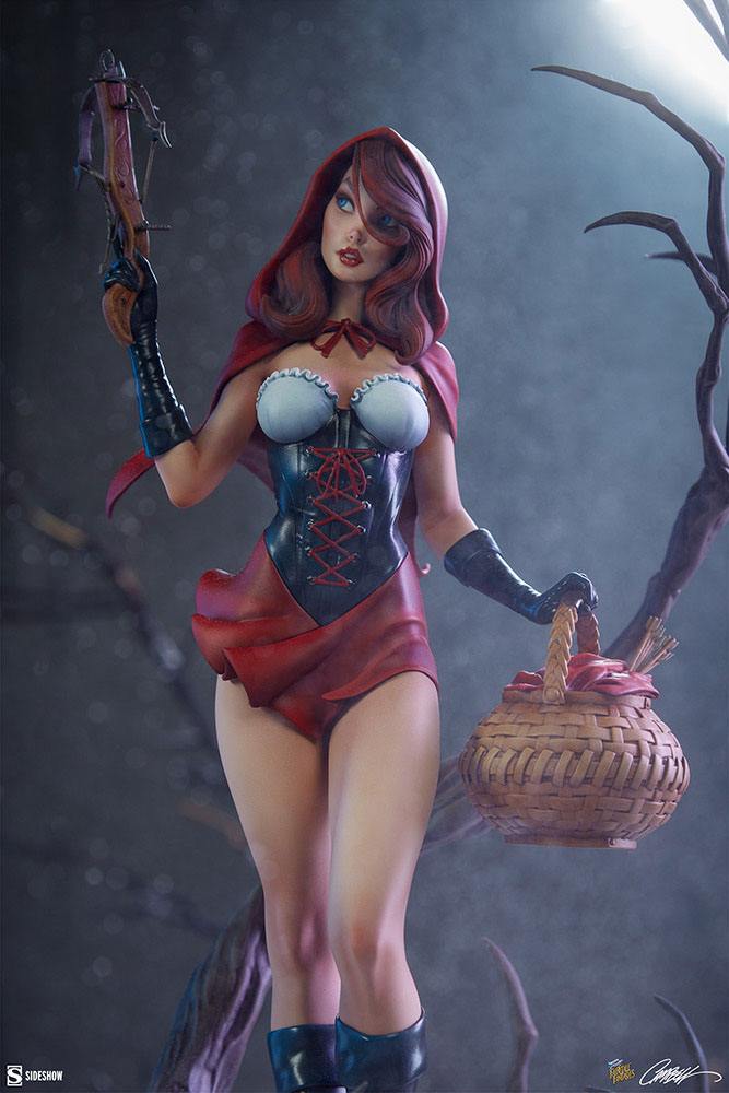 Sideshow Collectibles Fairytale Fantasies Collection Red Riding Hood Statue