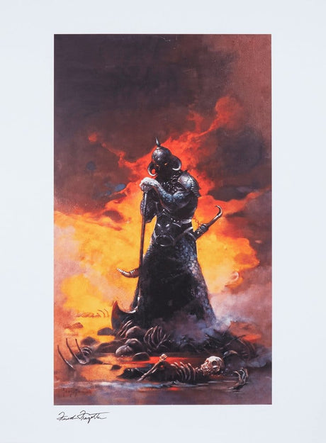 Sideshow Collectibles Frank Frazetta Death Dealer III (Revised) Rainbow Lava Holofoil - ungerahmt Kunstdruck