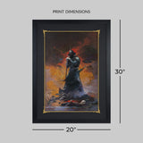 Sideshow Collectibles Frank Frazetta Death Dealer III (Revised) Rainbow Lava Holofoil - ungerahmt Kunstdruck