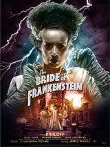 Sideshow Collectibles Frankensteins Braut Bride of Frankenstein (Color Variant) Kunstdruck