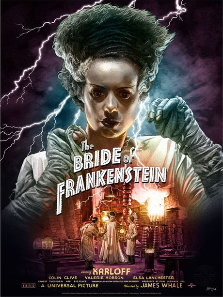 Sideshow Collectibles Frankensteins Braut Bride of Frankenstein (Color Variant) Kunstdruck