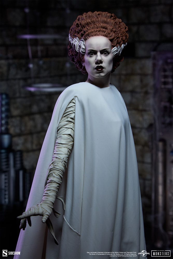 Sideshow Collectibles Frankensteins Braut The Bride of Frankenstein (Fabric Costume) Premium Format Mixed Media Statue