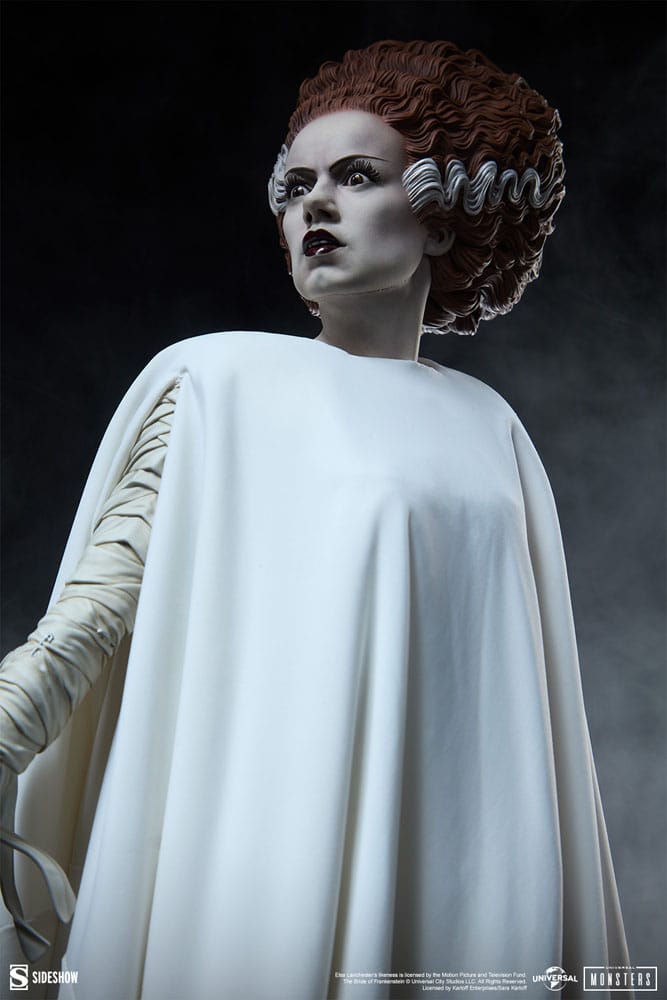 Sideshow Collectibles Frankensteins Braut The Bride of Frankenstein (Fabric Costume) Premium Format Mixed Media Statue