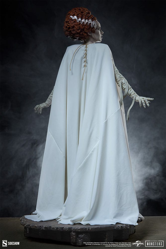 Sideshow Collectibles Frankensteins Braut The Bride of Frankenstein (Fabric Costume) Premium Format Mixed Media Statue