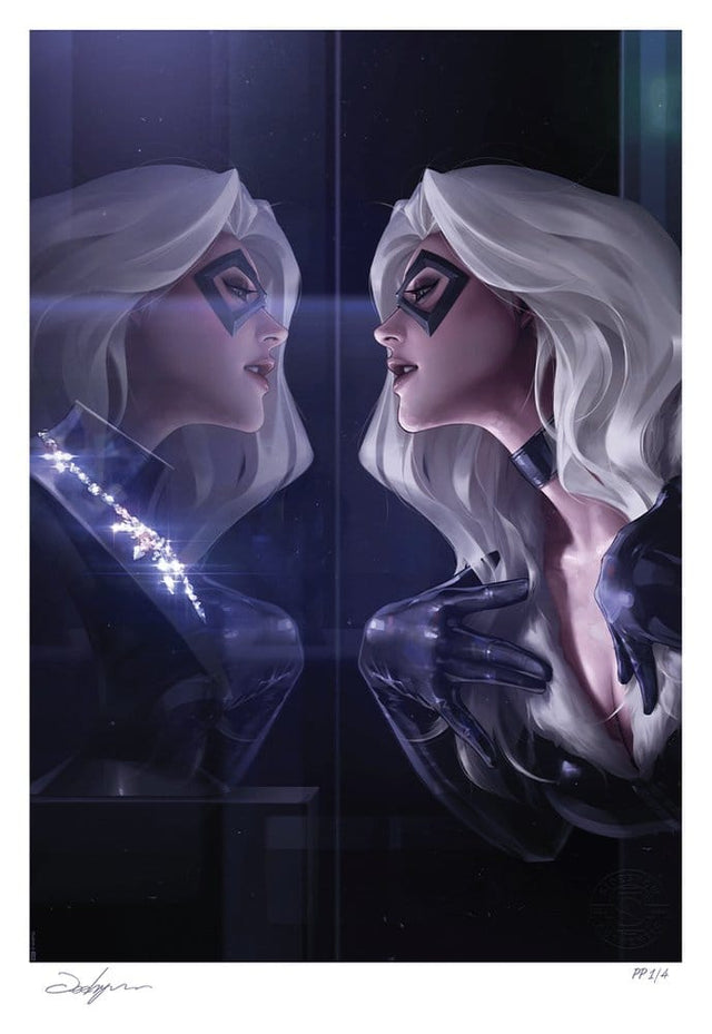 Sideshow Collectibles Marvel Black Cat Ungerahmt Kunstdruck